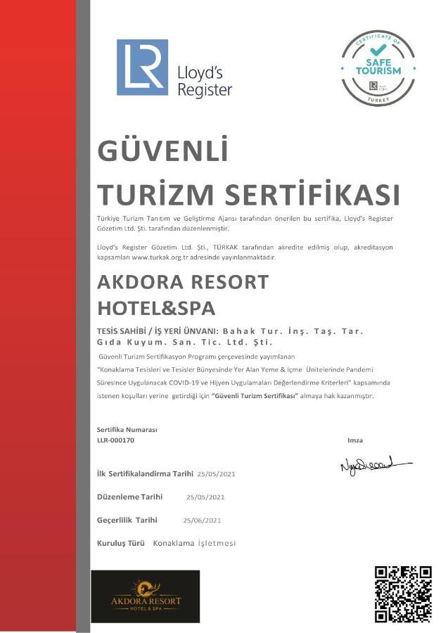Akdora Resort Hotel & Spa Сиде Екстериор снимка